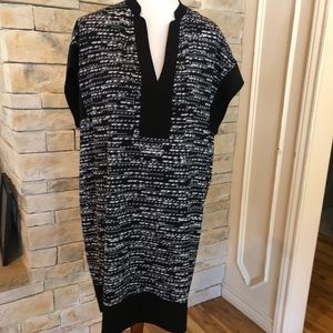 Calvin Klein Black And white dress.